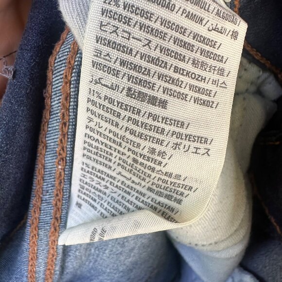 Hollister Cigarette Skinny Low Rise Dark Blue Size 27 - Picture 9 of 11